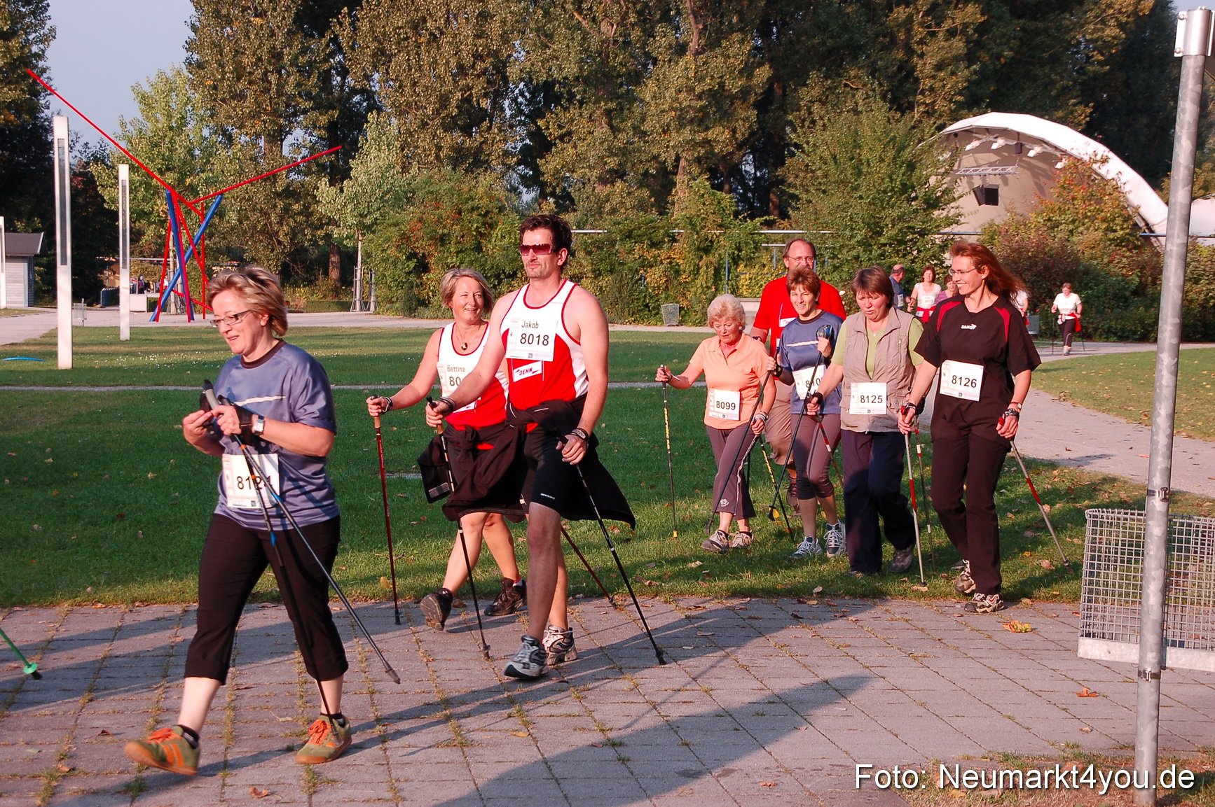 0093 Stadtlauf Neumarkt Nordic Walking 190909